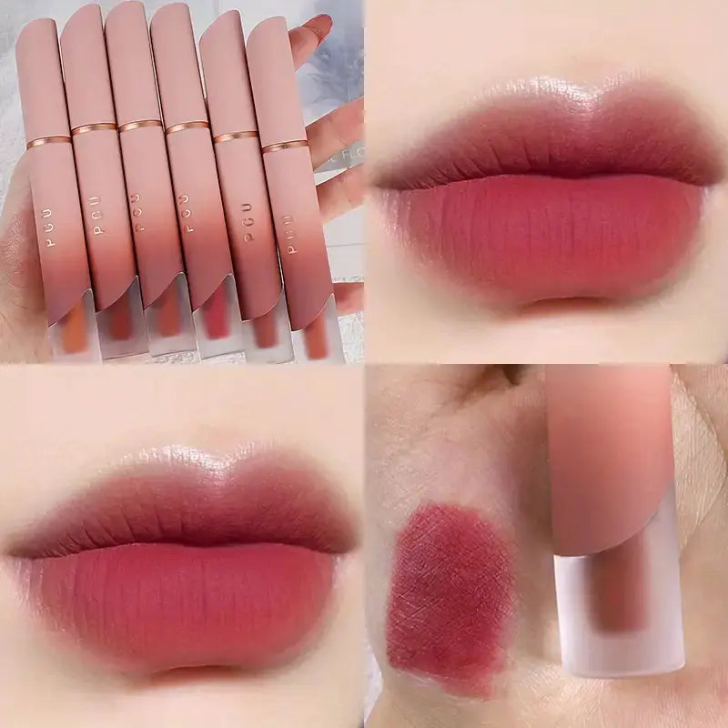 Rouge à lèvres mat double, usage blush, 1 pièce