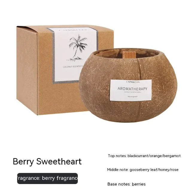 Bougie parfumée à la noix de coco