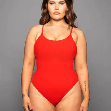 Maillot de bain une pièce dos nu - Couleur unie