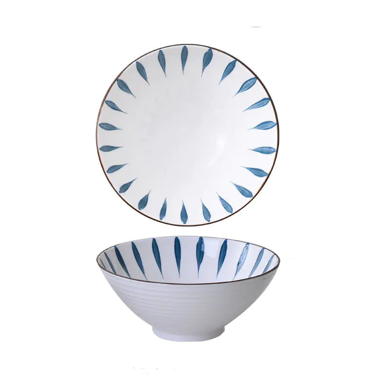 Large Ceramic Soup Bowl for Household Use