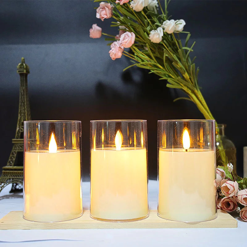 Bougie lumineuse électronique à LED