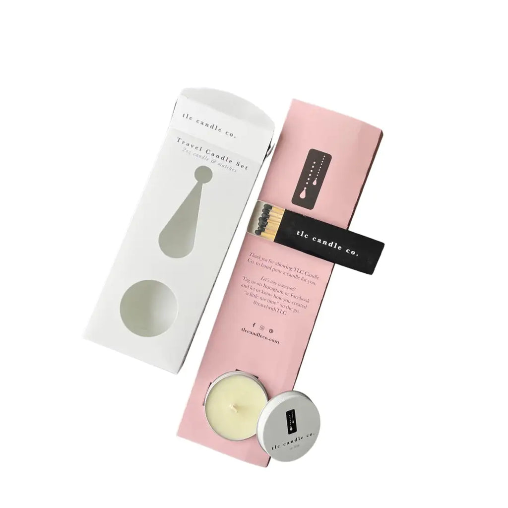 Bougie de voyage avec allumettes - Citronnelle