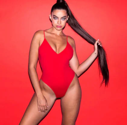 Maillot de bain une pièce dos nu - Couleur unie