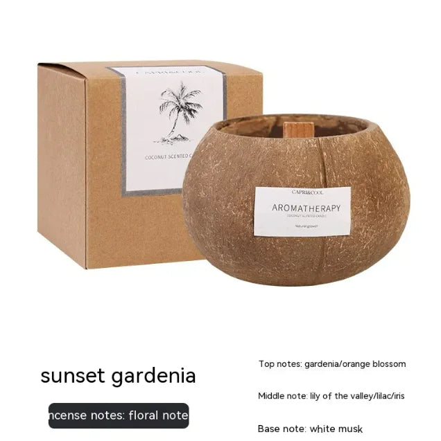 Bougie parfumée à la noix de coco