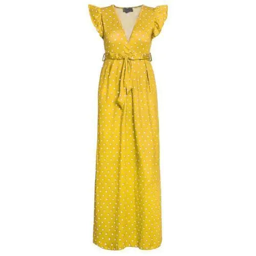 Robe à pois pour femme avec imprimé