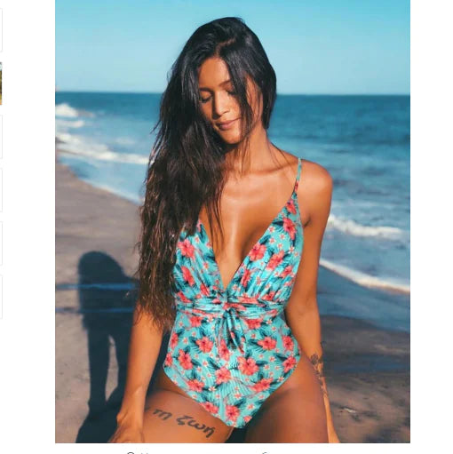 Maillot de bain une pièce dos nu sexy pour femme