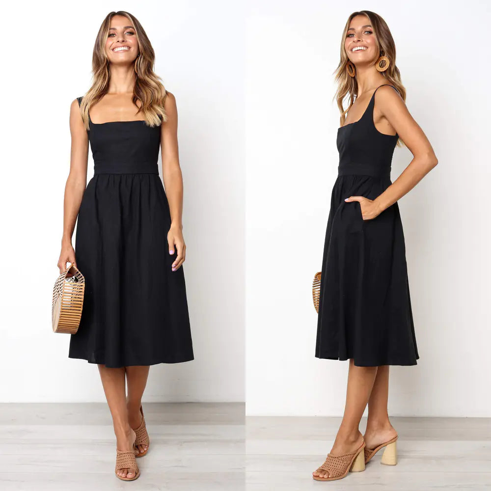 Robe élégante dos nu