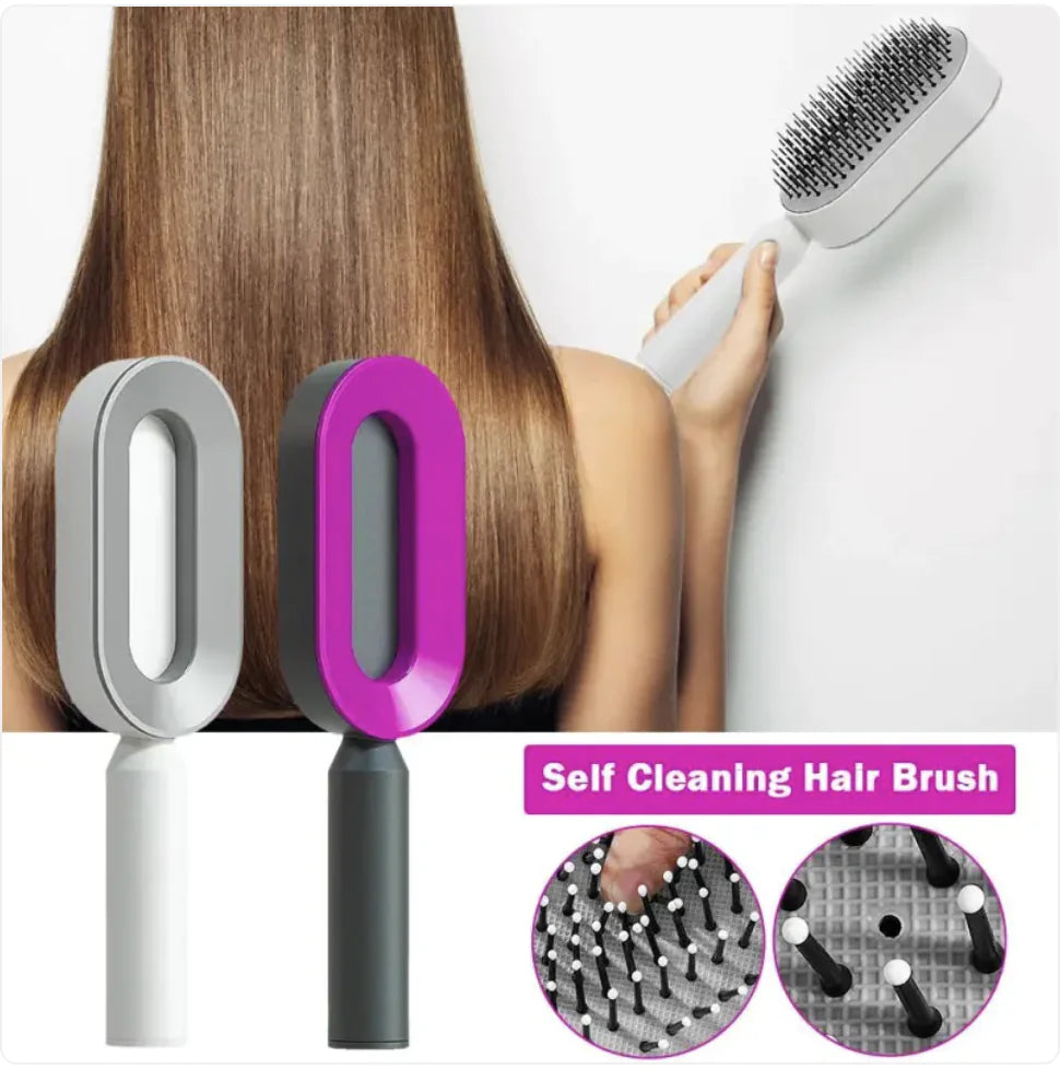 Women's 3D Hair Growth Self-Cleaning Hair Brush