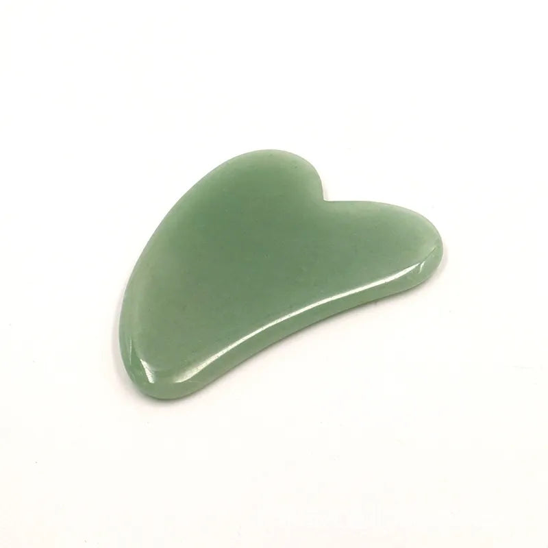 Masseur à plaque de grattage en jade naturel