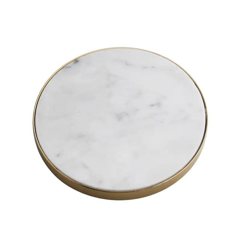 Nordic Style Natural Marble Insulated Coaster
