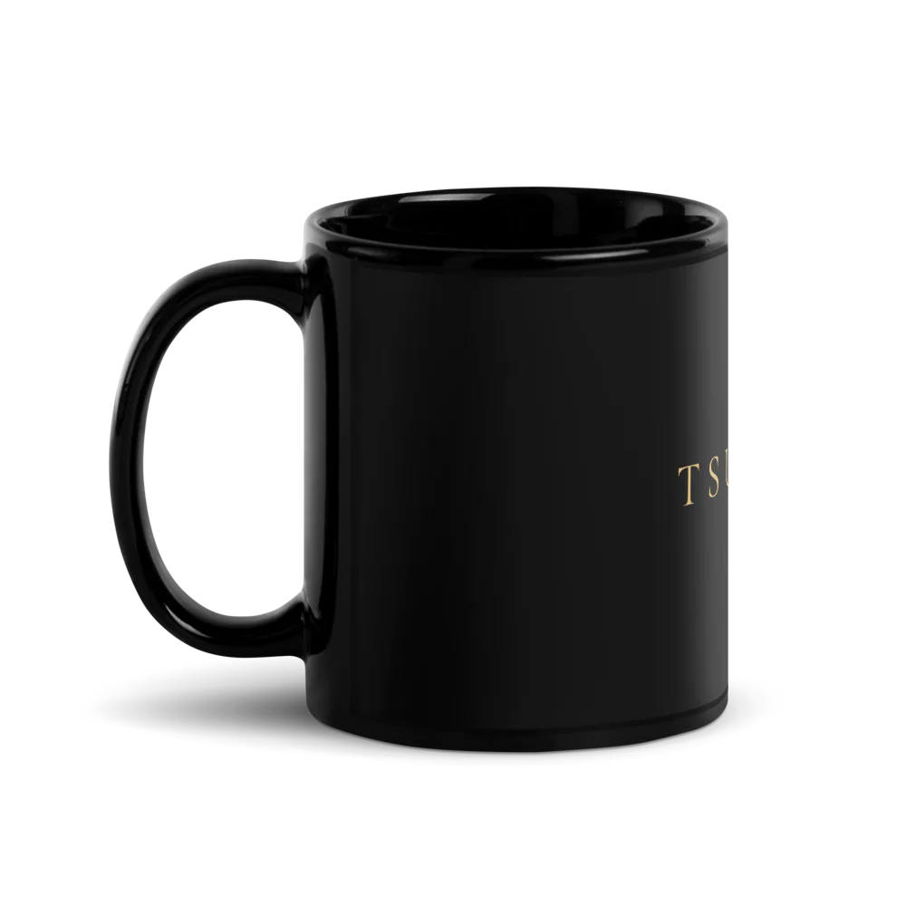 Tasse noire Glossy