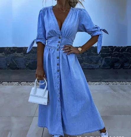 Robe décontractée en jean