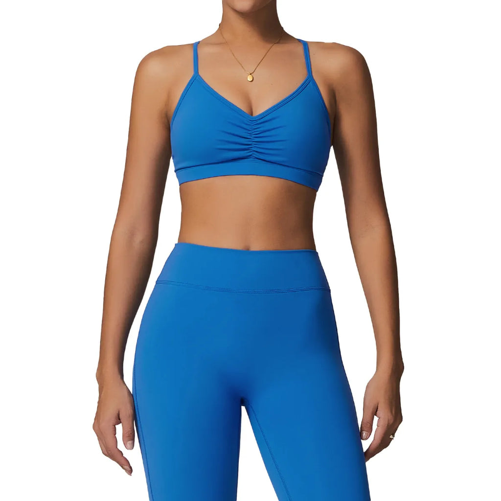Sous-vêtements de sport à boucle croisée pour femmes