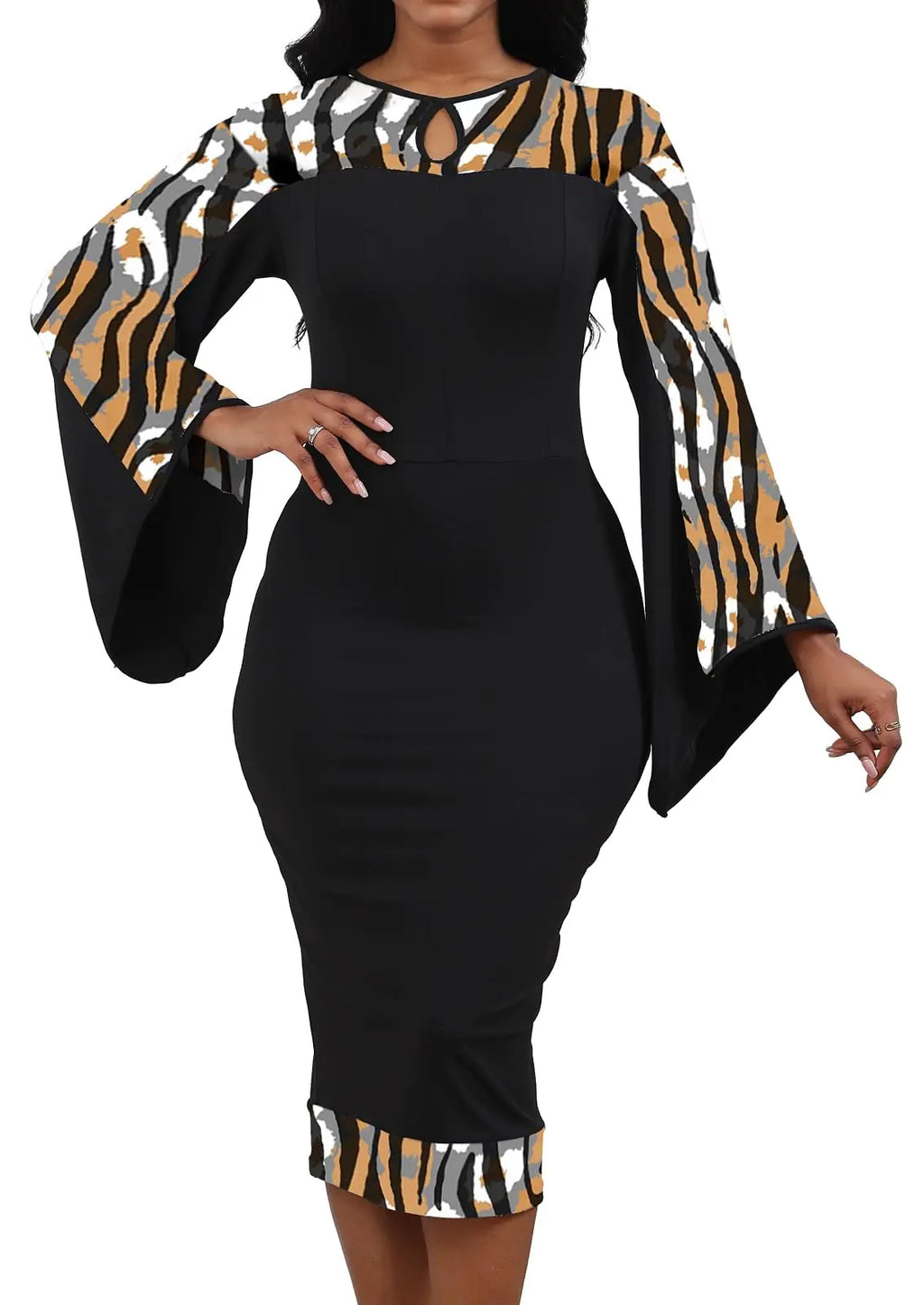 Robe à imprimé africain