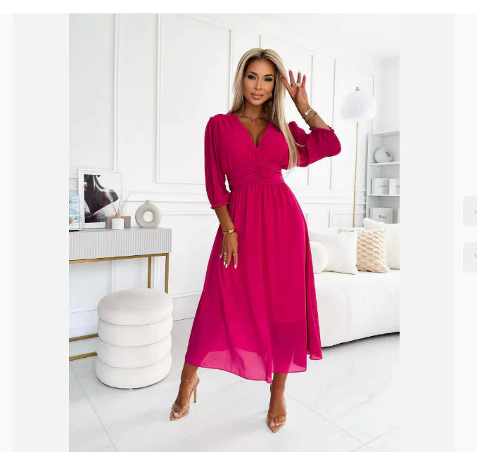 Robe mi-longue élégante
