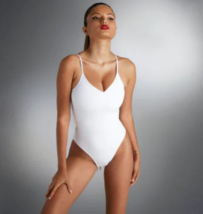 Maillot de bain une pièce dos nu - Couleur unie