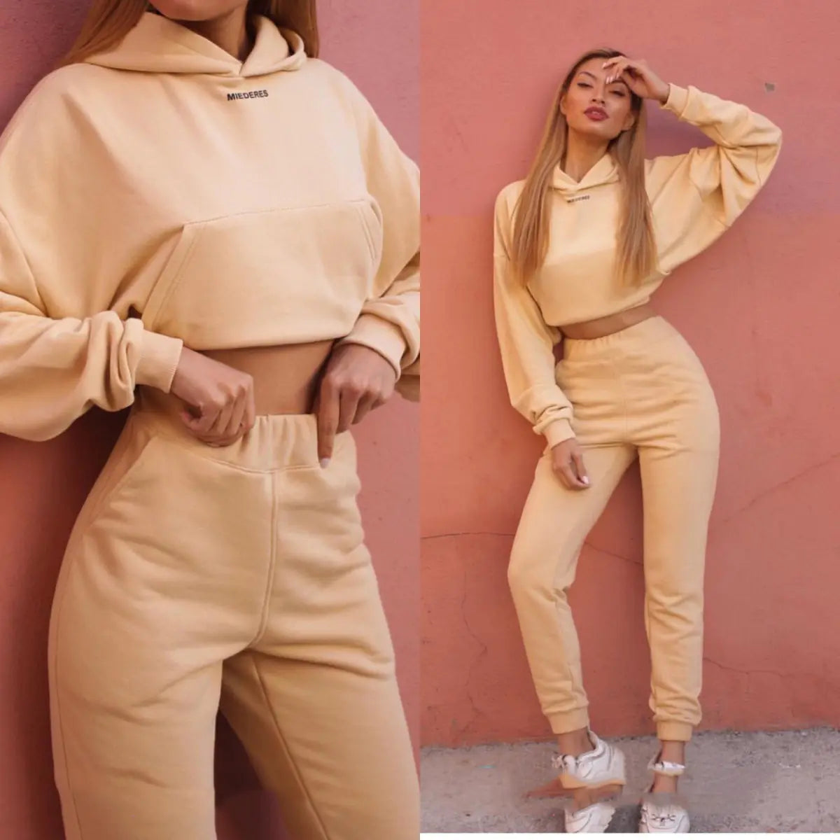 Ensemble sport et loisirs tendance à manches longues