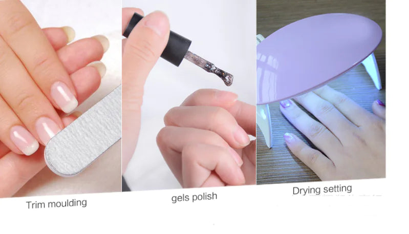 Lampe à ongles LED, mini appareil portable de traitement des ongles