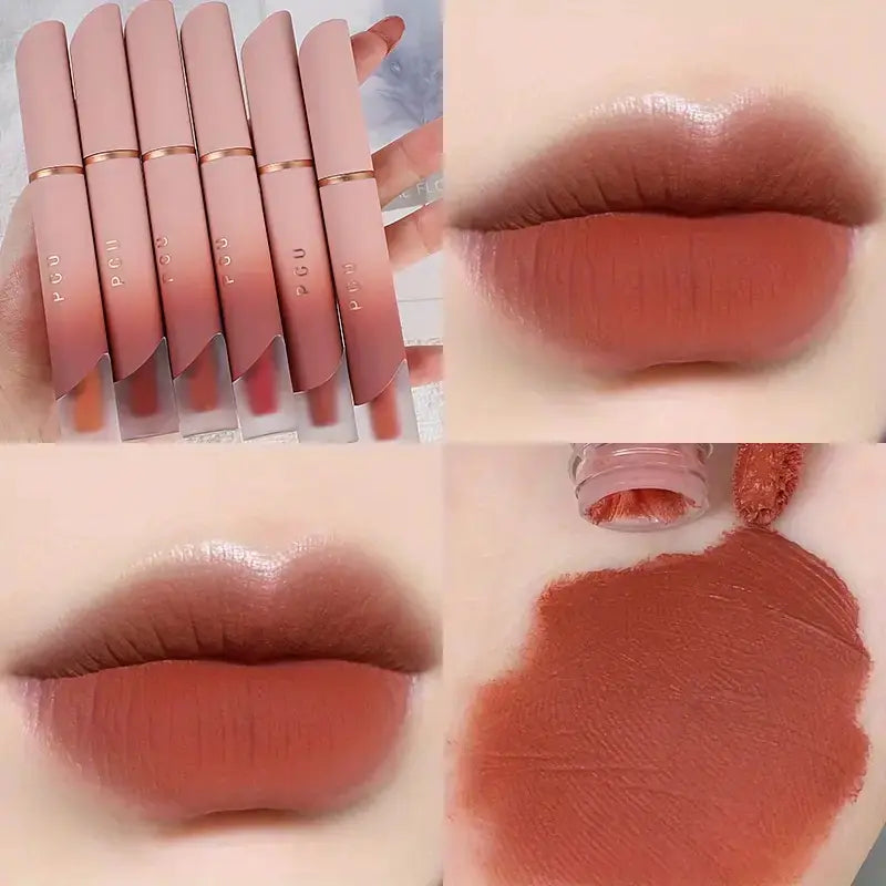 Rouge à lèvres mat double, usage blush, 1 pièce