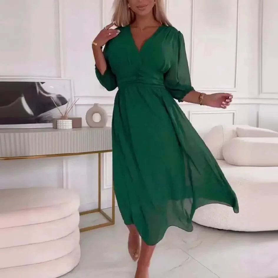 Robe mi-longue élégante