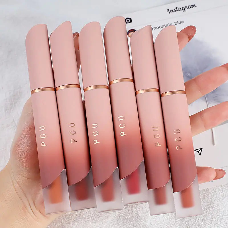 Rouge à lèvres mat double, usage blush, 1 pièce