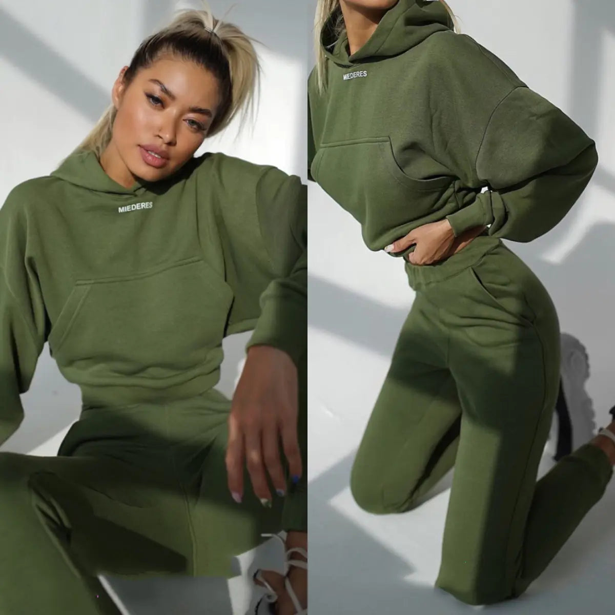 Ensemble sport et loisirs tendance à manches longues