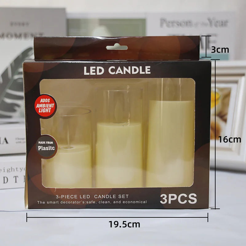 Bougie lumineuse électronique à LED